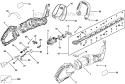 Page A Diagram and Parts List for HH2455 Type 2 Black and Decker Hedge Trimmer